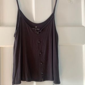 AE CROP TANK TOP SOFT N SEXY SZ XS IN GRAY